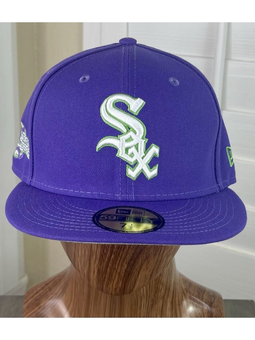 New Era 59Fifty MLB Chicago White Sox 2005 World Series Patch - Fitted Hat 7 1/2